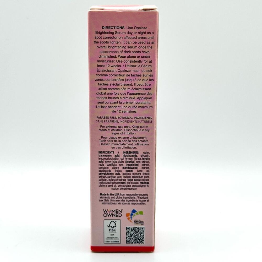 Sonäge Opaleze Brightening Serum Dark Spot Corrector 1 Fl oz NEW - Picture 4 of 7